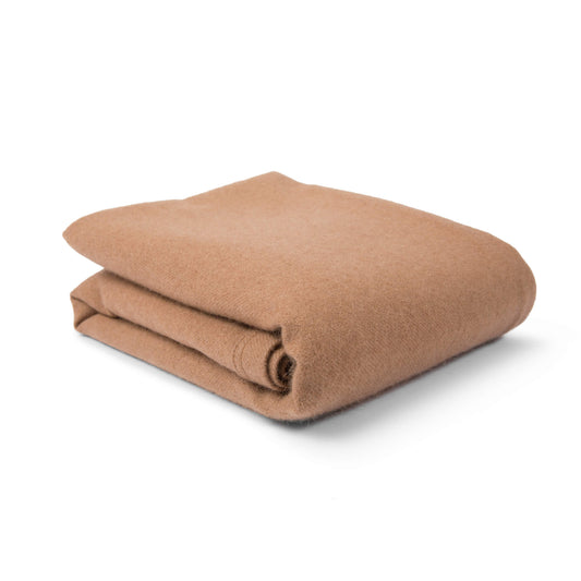 'Home and Away' Camel Hair Blanket-Jet&Bo